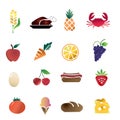 Food icon set