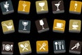 Food icon set Royalty Free Stock Photo