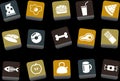 Food icon set Royalty Free Stock Photo