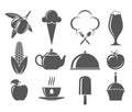 Food. Icon set