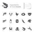 Ingredient & food related icons