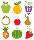 Food Icons Royalty Free Stock Photo