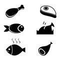 Food Icons - Set vector illustrator