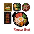 Food Illustration Korean food Vector