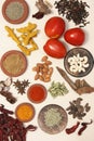 Food Ingredient mixture Royalty Free Stock Photo