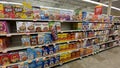 Food Lion grocery store interior cereal aisle