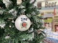 Food Lion grocery store Miller light christmas tree ornament