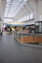 Bilbao, 13th april: Ribera Market Interior from Downtown of Bilbao city in Basque Country of Spain Royalty Free Stock Photo