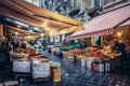 Food market in Catania