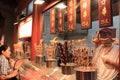 Food market in China at night