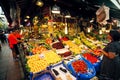 Food market in Istanbul Royalty Free Stock Photo