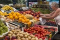 Food Market - Rovinj - Croatia Royalty Free Stock Photo