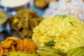 Food Meal Thali Of West Bengal, India Royalty Free Stock Photo