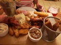 Food meat Platter Set in restaurant