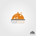 Food Melody - Happy Music Restaurant Logo