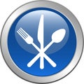 Food menu icon web button