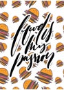 Food is my passion. Hand lettering for your design