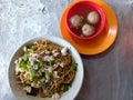 Food noodle bakmie asianfood chinese chinesefood Royalty Free Stock Photo