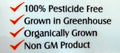 Food nutrition label, mushroom