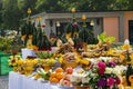 Food offering in Thai Brahmin ceremony