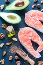 Food with Omega-3 fats