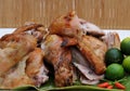 Food from the Philippines, Lechon Manok (Roasted Chicken) Royalty Free Stock Photo