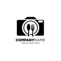 Food photography logo design template, Food Photo Logo