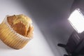 Food photography,muffin Royalty Free Stock Photo