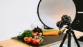 Food photography object shooting vegetables