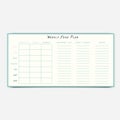 Food planner template