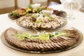 Food platters Royalty Free Stock Photo