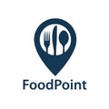 Food point icon Royalty Free Stock Photo