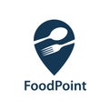 Food point icon Royalty Free Stock Photo