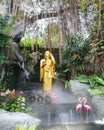 Budda of Asia in Wat Saket or Golden Mout at Bangkok,Thailand