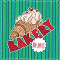 Food poster with Bakery