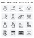 Food processing icon