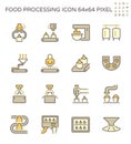 Food processing industry icon
