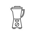 Food processor icon symbol Flat vector illustration for graphic and web design