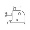 Food processor icon on white background, vector illustration Royalty Free Stock Photo