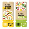 Food products vertical banners