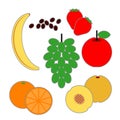 Food Pyramid Fruit Food Items
