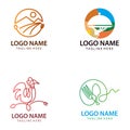 Food and restaurant logo design and icon