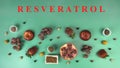 food rich with resveratrol, polyphenols