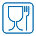 Food safe graphic symbol