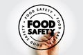 Food safety - scientific method describing handling, preparation, and storage of food in ways that prevent food-borne illness,