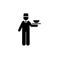 Food, services, hotel, waiter icon. Element of hotel pictogram icon. Premium quality graphic design icon. Signs and symbols
