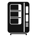 Food snack machine icon simple vector. Street selling