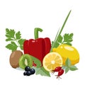 Food sources of vitamin C