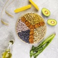 Food sources of vitamin E, antioxidants and fiber