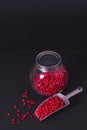 Food Spice concept Organic Pink Peppercorn or pink berry Royalty Free Stock Photo